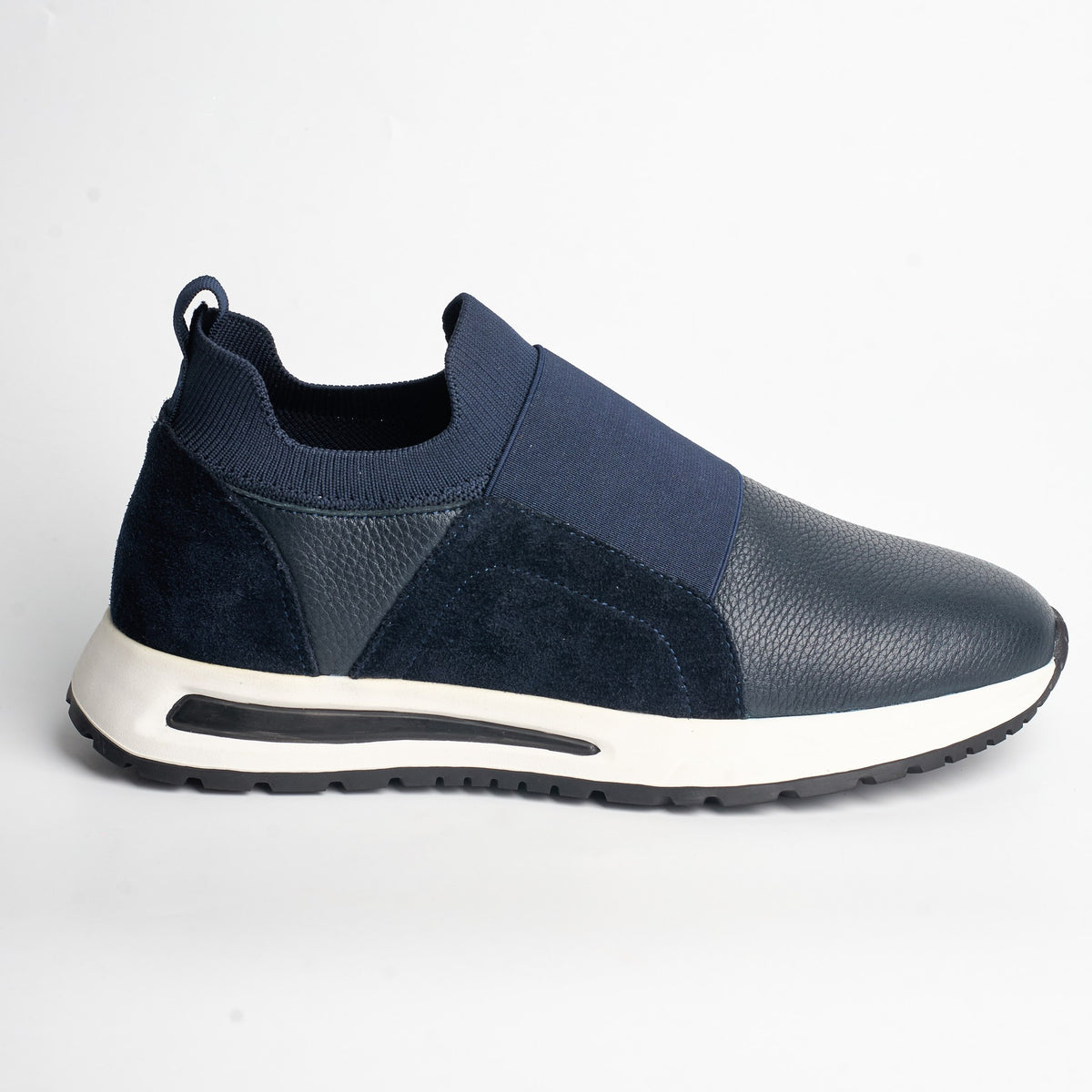 BB-001 Navy - Band Strap Loafer - Bruno Bunker