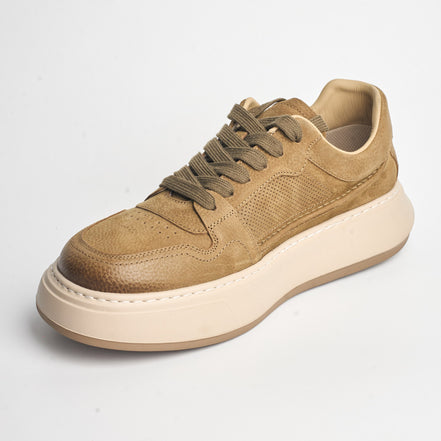 BB-011 Khaki - Chunky Platform Sneaker - Bruno Bunker