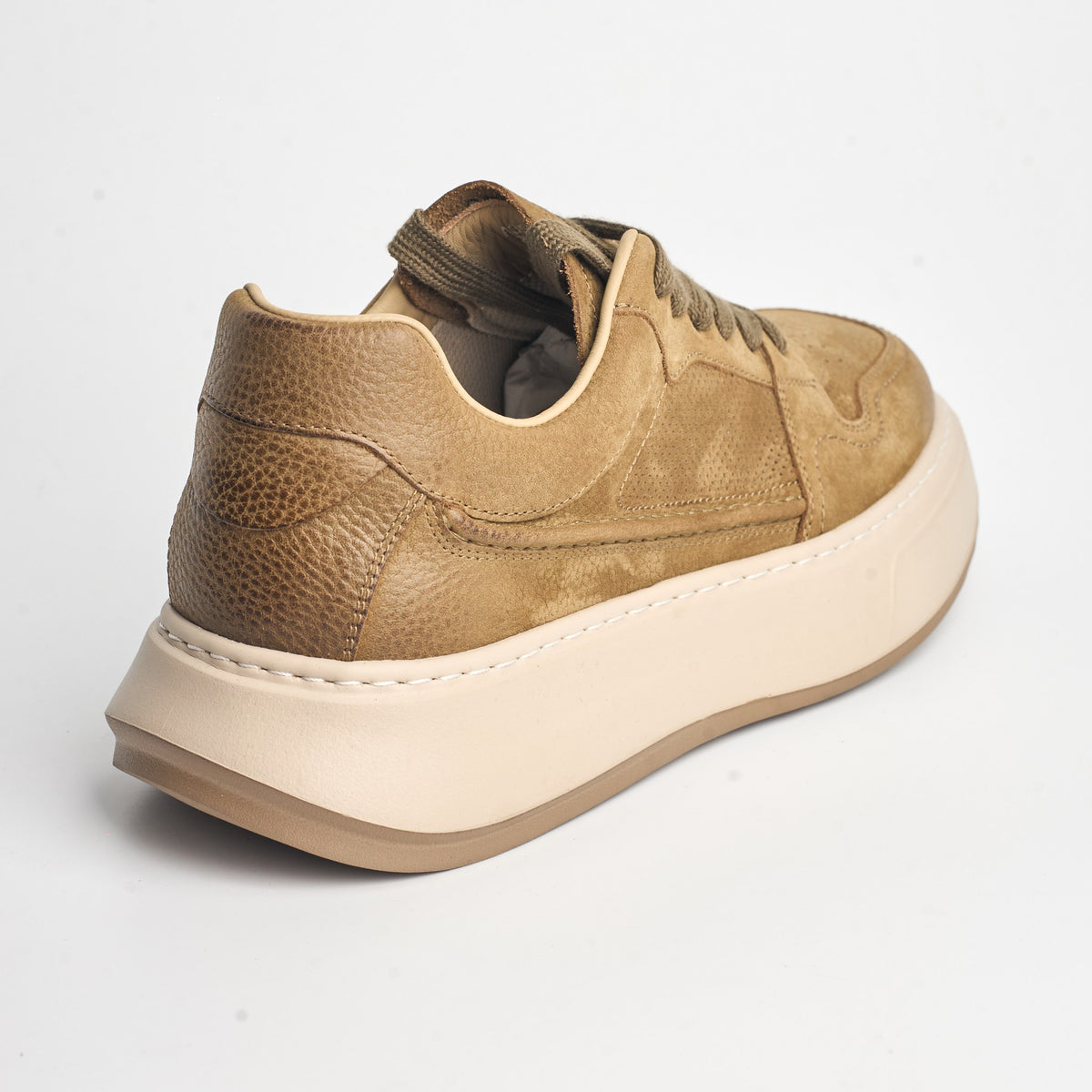 BB-011 Khaki - Chunky Platform Sneaker - Bruno Bunker