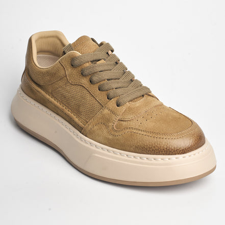 BB-011 Khaki - Chunky Platform Sneaker - Bruno Bunker