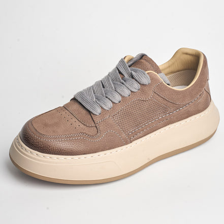BB-011 Taupe - Chunky Platform Sneaker - Bruno Bunker