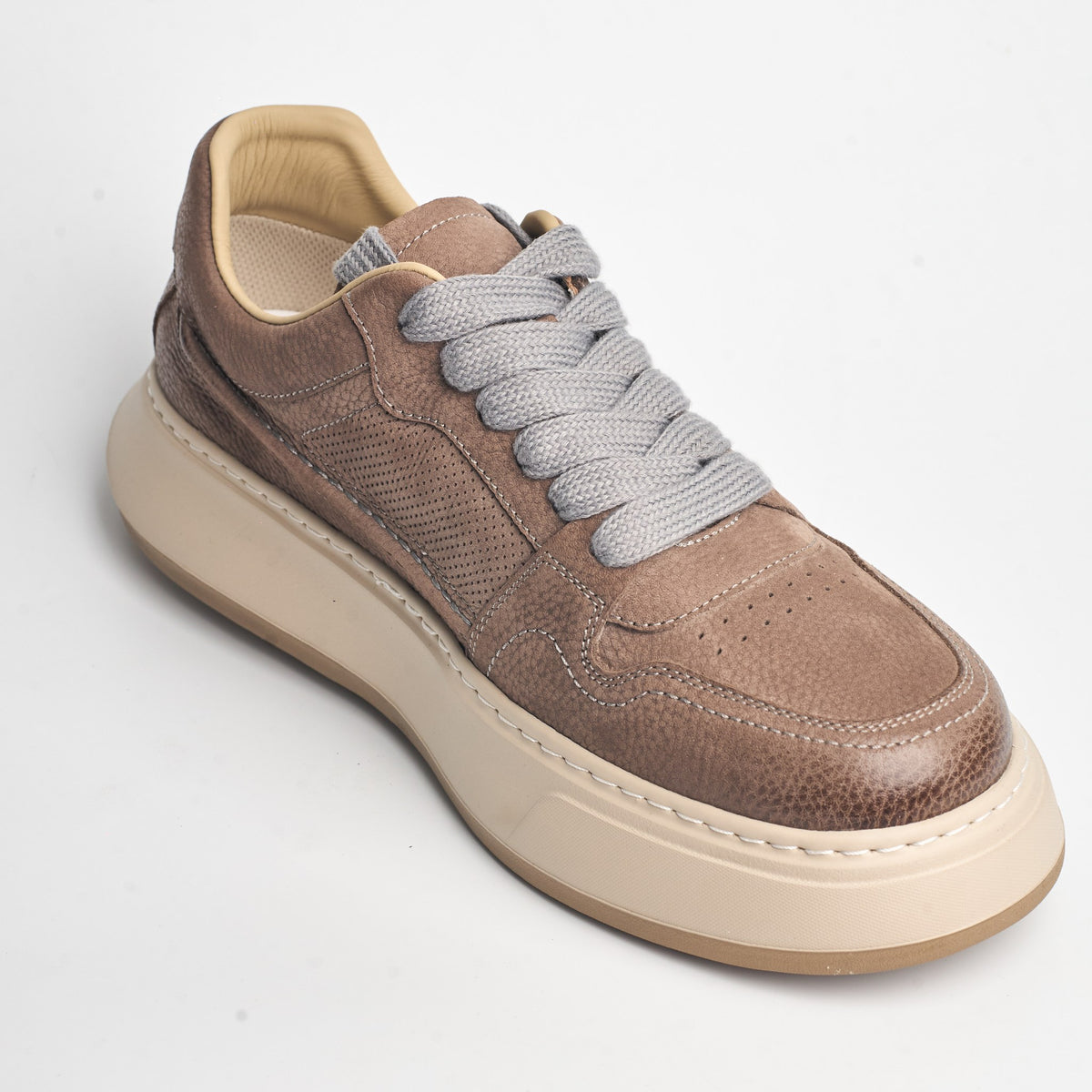 BB-011 Taupe - Chunky Platform Sneaker - Bruno Bunker