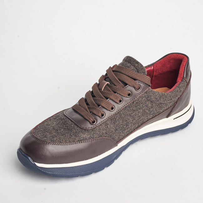 BB-012 Brown - Tweed Panel Runner - Bruno Bunker