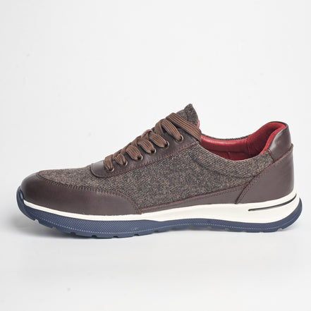 BB-012 Brown - Tweed Panel Runner - Bruno Bunker