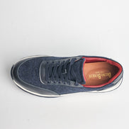 BB-012 Navy - Tweed Panel Runner - Bruno Bunker