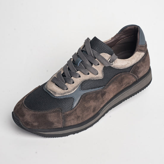 BB-017 Brown - Suede Runner Sneaker - Bruno Bunker