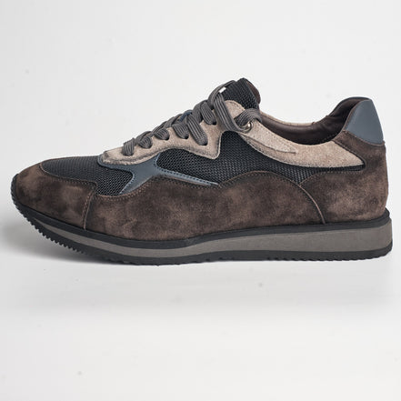 BB-017 Brown - Suede Runner Sneaker - Bruno Bunker