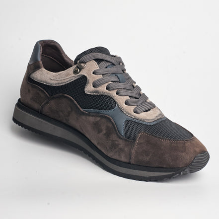 BB-017 Brown - Suede Runner Sneaker - Bruno Bunker