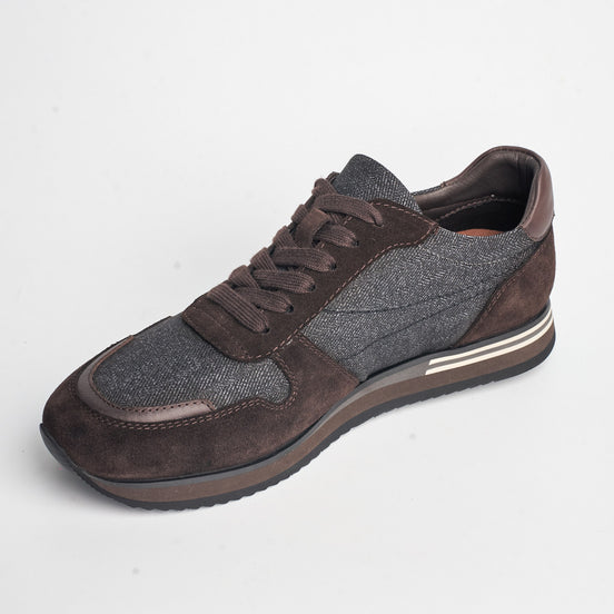 BB-021 Brown - Flat Runner Sneaker - Bruno Bunker