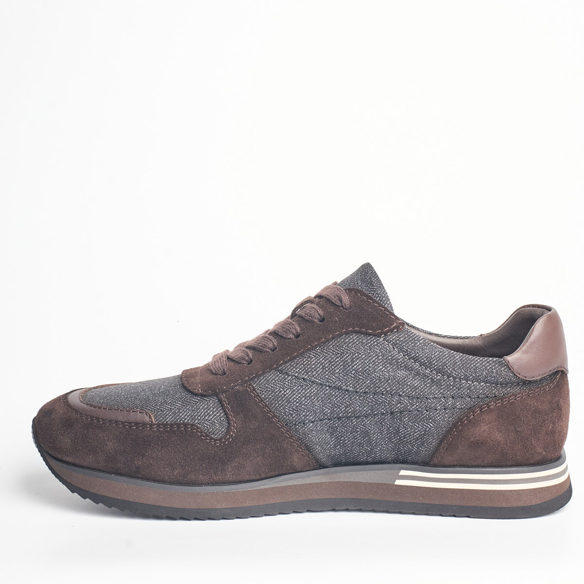 BB-021 Brown - Flat Runner Sneaker - Bruno Bunker