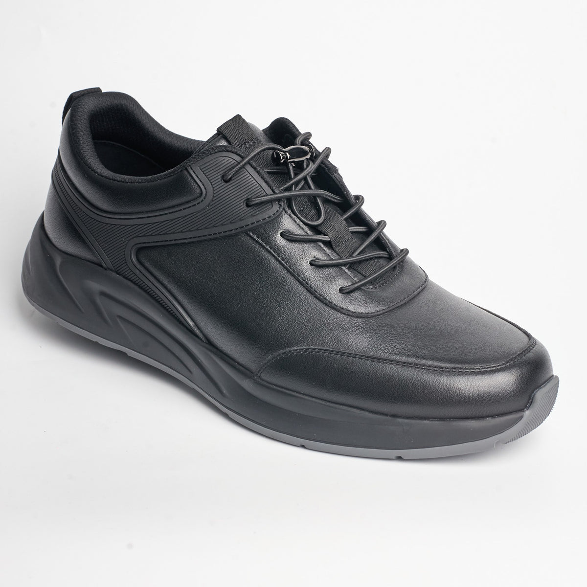 BB-024 Black - Chunky Ribbed Sneaker - Bruno Bunker