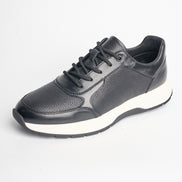 BB-029 Black - Perforated Leather Derby - Bruno Bunker