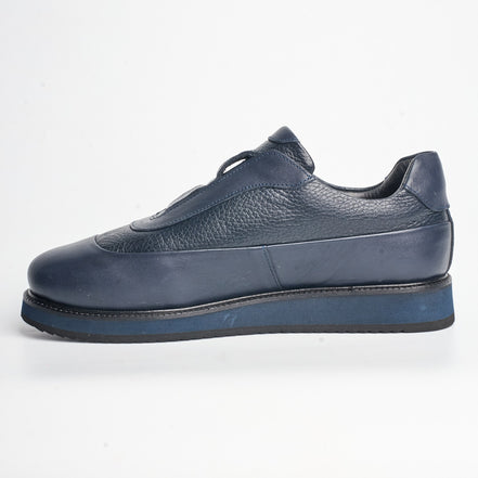 BB-030 Navy - Hidden-Lace Sneaker - Bruno Bunker