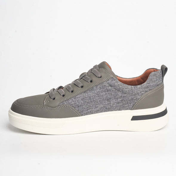 BB-031 Grey - Flannel Court Sneaker - Bruno Bunker
