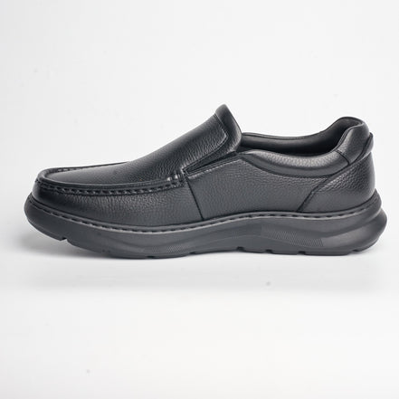 BB-033 Black - Moc-Toe Slip-On - Bruno Bunker
