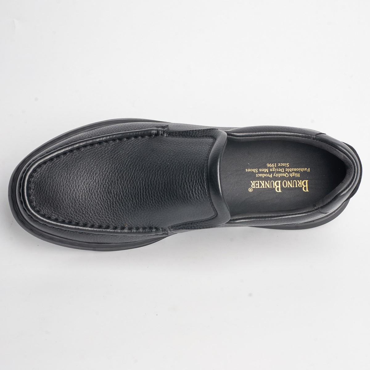 BB-033 Black - Moc-Toe Slip-On - Bruno Bunker