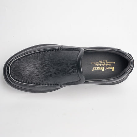 BB-033 Black - Moc-Toe Slip-On - Bruno Bunker