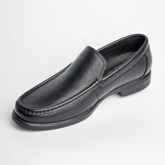 BB-047 Black - Moc-Toe Dress Slip-On - Bruno Bunker
