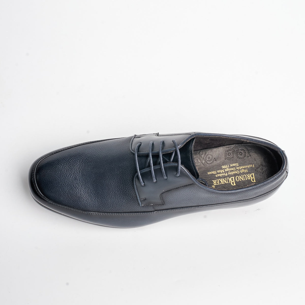 BB-048 Navy - Square-Toe Derby - Bruno Bunker
