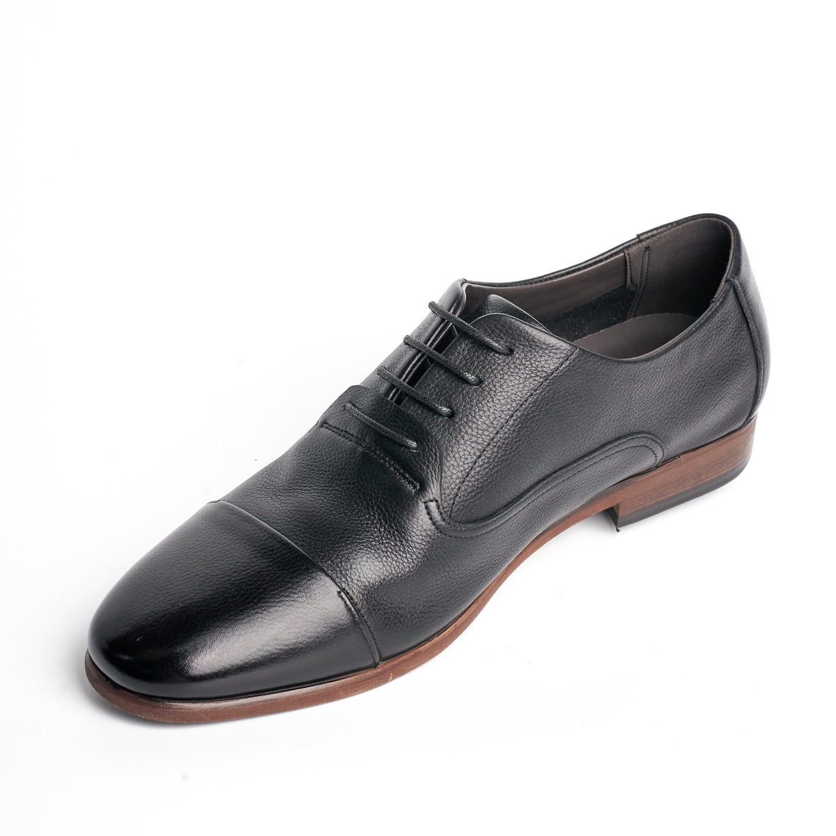 BB-053 Black - Cap-Toe Oxford - Bruno Bunker