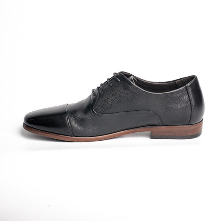 BB-053 Black - Cap-Toe Oxford - Bruno Bunker