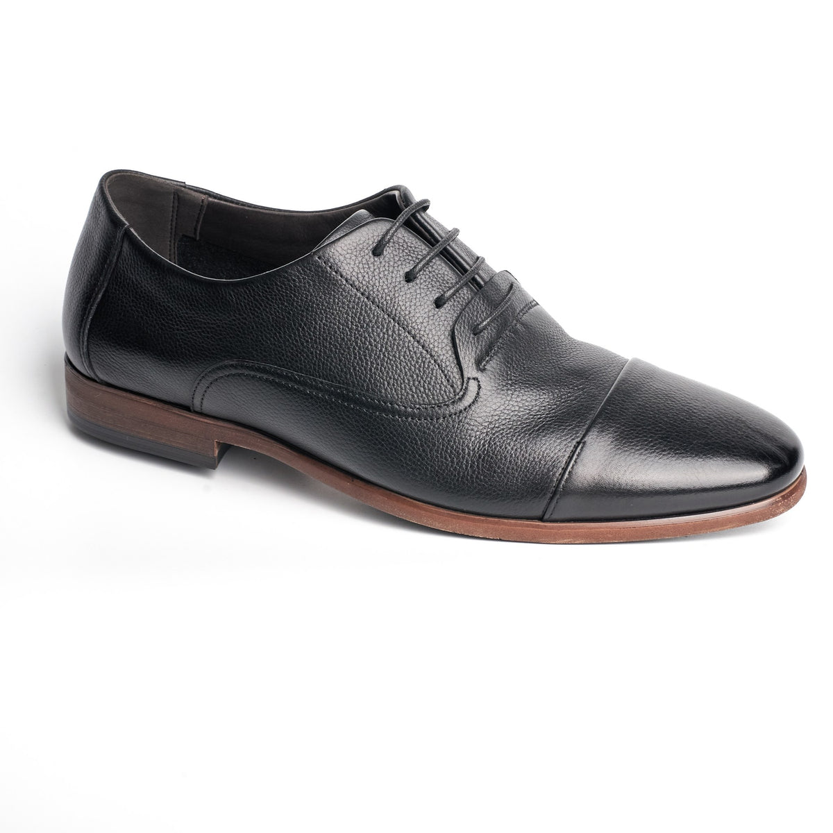 BB-053 Black - Cap-Toe Oxford - Bruno Bunker