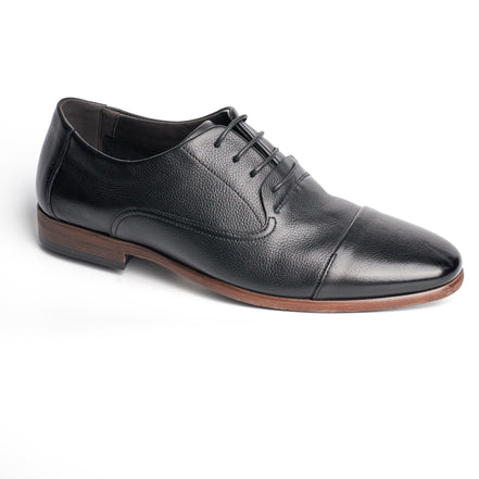 BB-053 Black - Cap-Toe Oxford - Bruno Bunker