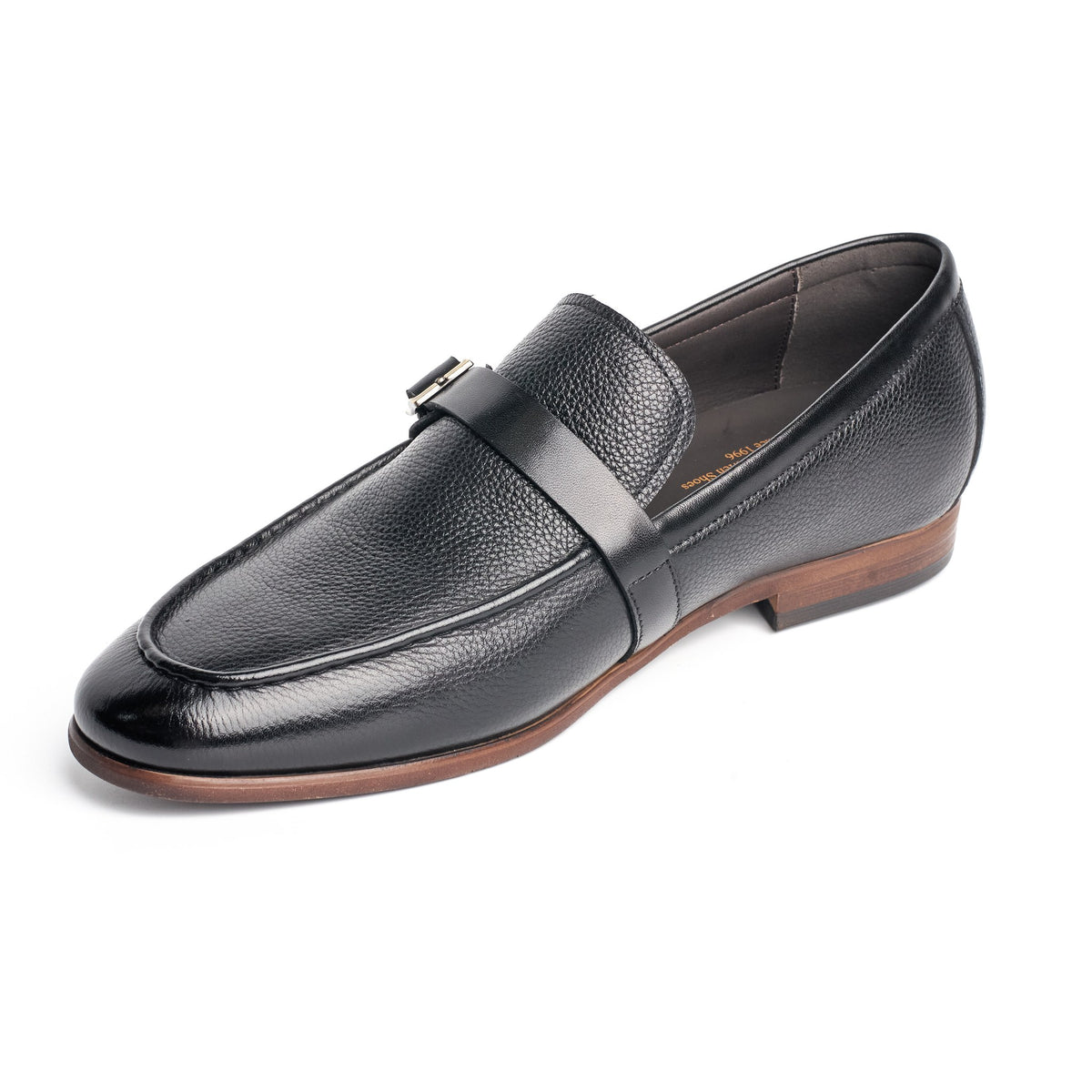 BB-055 Black - Logo Buckle Loafer - Bruno Bunker