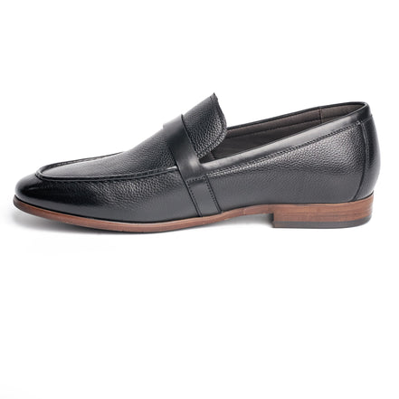 BB-055 Black - Logo Buckle Loafer - Bruno Bunker