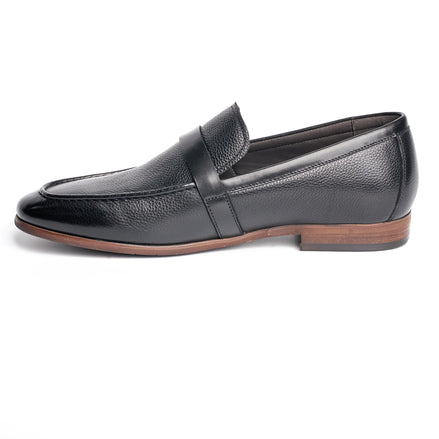 BB-055 Black - Logo Buckle Loafer - Bruno Bunker