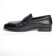 BB-056 Black - Sleek Penny Loafer - Bruno Bunker