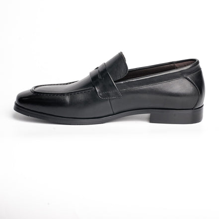 BB-056 Black - Sleek Penny Loafer - Bruno Bunker