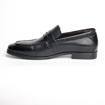 BB-056 Black - Sleek Penny Loafer - Bruno Bunker