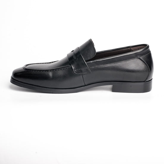 BB-056 Black - Sleek Penny Loafer - Bruno Bunker