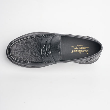 BB-057 Black - Comfort Penny Loafer - Bruno Bunker
