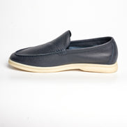 BB-061 Navy - Summer Moc-Toe Slip-On - Bruno Bunker