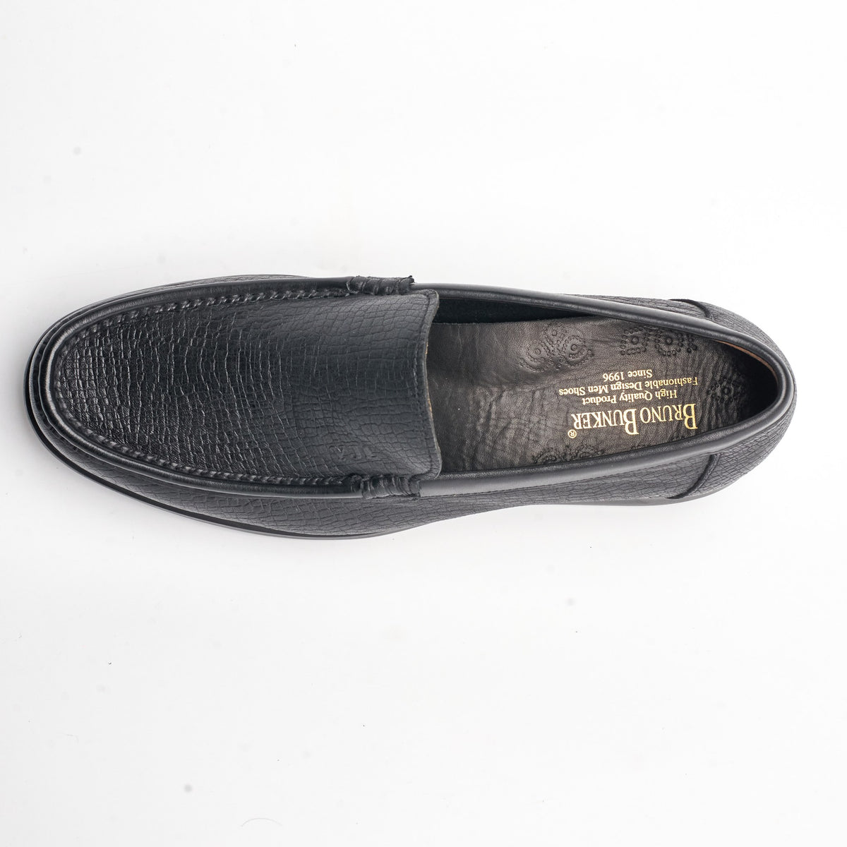 BB-064 Black - Comfort Venetian Loafer - Bruno Bunker