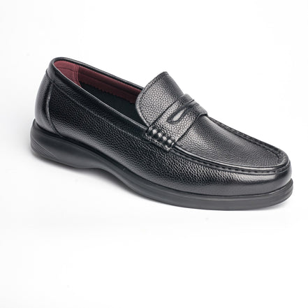 BB-066 Black - Comfort Penny Moc Loafer - Bruno Bunker
