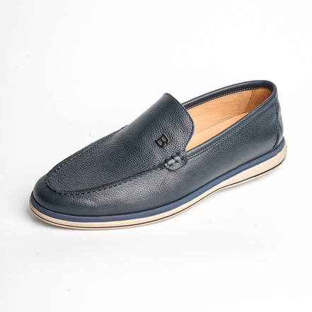 BB-071 Navy - Summer Logo Slip-On - Bruno Bunker