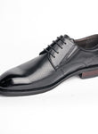 BB-076 Black - Perforated Side-Panel Derby - Bruno Bunker