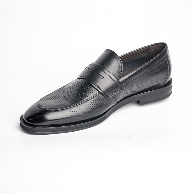 BB-080 Black - Dress Penny Loafer - Bruno Bunker