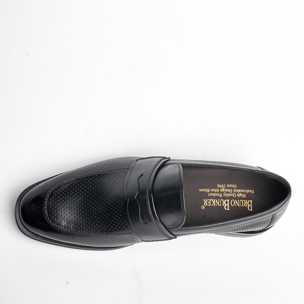 BB-080 Black - Dress Penny Loafer - Bruno Bunker