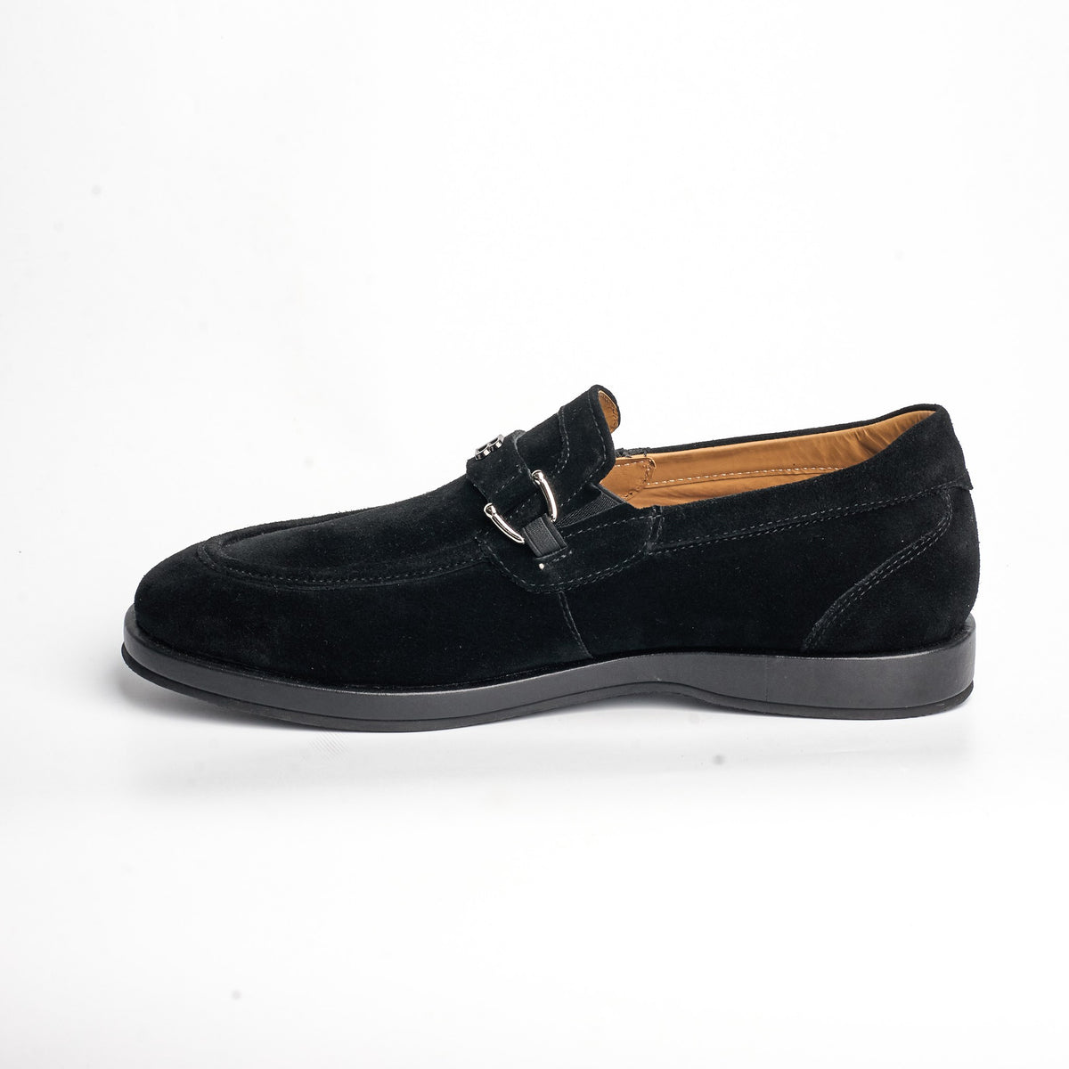 BB-085 Black - Soft Suede Bit Loafer - Bruno Bunker