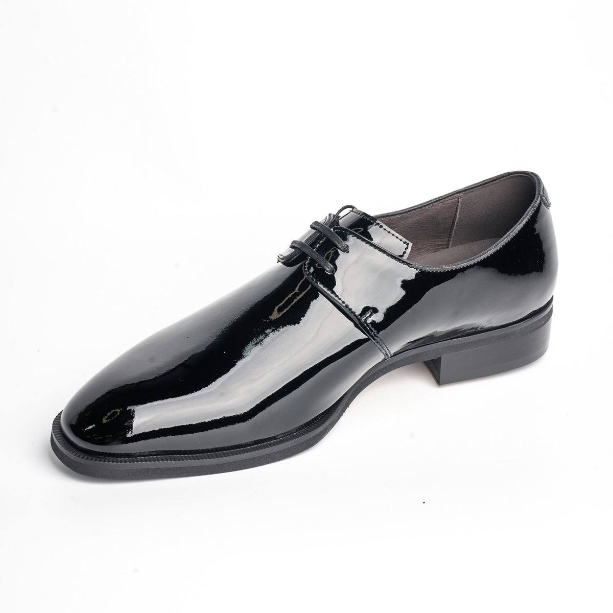 BB-089 Black - Patent Leather Derby - Bruno Bunker