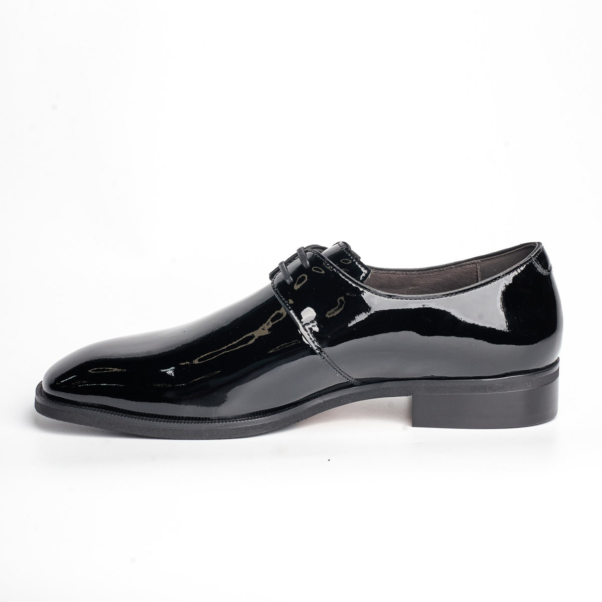 BB-089 Black - Patent Leather Derby - Bruno Bunker