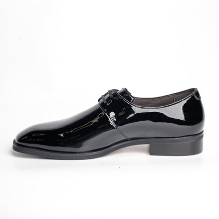 BB-089 Black - Patent Leather Derby - Bruno Bunker