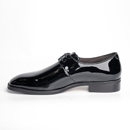 BB-089 Black - Patent Leather Derby - Bruno Bunker