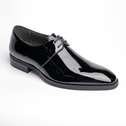 BB-089 Black - Patent Leather Derby - Bruno Bunker
