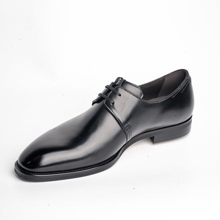BB-091 Black - Polished Leather Derby - Bruno Bunker