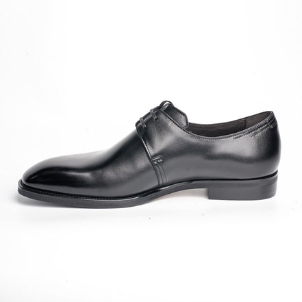 BB-091 Black - Polished Leather Derby - Bruno Bunker